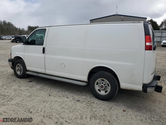 2017 GMC Savana Cargo Van with VIN 1GTW7AFF3H1915907, listed as a Copart auction lot 47096725 with 90,895 mi miles and Salvage Title. Bid and sale history available at carsss.com. Image 2.