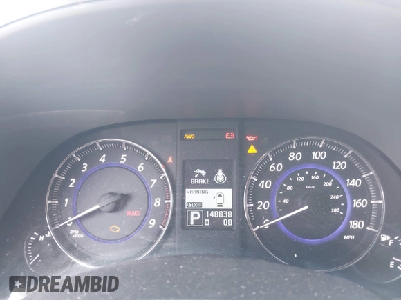 2014 Infiniti QX70 with VIN JN8CS1MW7EM413033, listed as a IAAI auction lot 41993136 with 148,838 mi miles and . Bid and sale history available at DreamBid. Image 7.