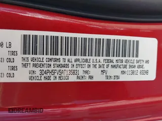 2010 Dodge Journey SXT with VIN 3D4PH5FV5AT135831, listed as a IAAI auction lot 42175106 with 164,030 mi miles and . Bid and sale history available at carsss.com. Image 9.