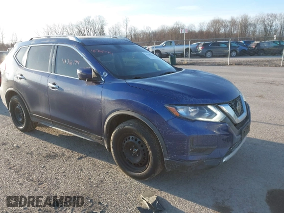 2019 Nissan Rogue SV with VIN JN8AT2MV9KW379176, listed as a IAAI auction lot 41768194 with 125,337 mi miles. Bid and sale history available at carsss.com. Image 1.