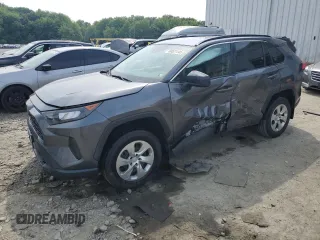 2021 Toyota RAV4 LE with VIN 2T3F1RFV0MC206839, listed as a Copart auction lot 60521145 with 54,314 mi miles and Salvage title. Bid and sale history available at DreamBid. Image 1.