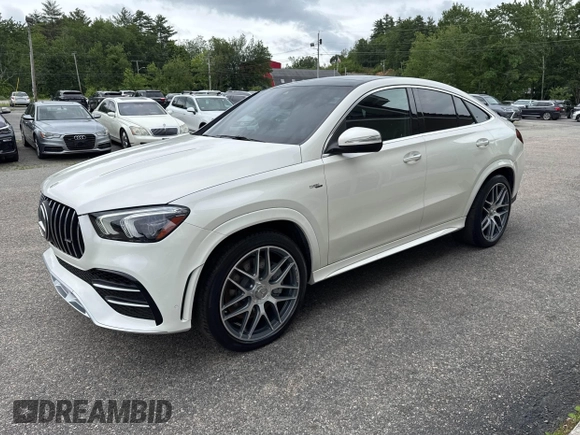 2022 Mercedes-Benz GLE 53 AMG with VIN 4JGFD6BB0NA803064, listed as a IAAI auction lot 42538236 with 55,899 mi miles and . Bid and sale history available at DreamBid. Image 2.