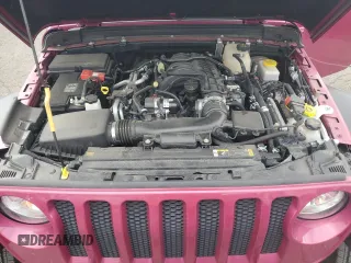 2022 Jeep Wrangler Sport with VIN 1C4HJXAG7NW147909, listed as a Copart auction lot 73051454 with 21,707 mi miles and Salvage Title. Bid and sale history available at DreamBid. Image 12.