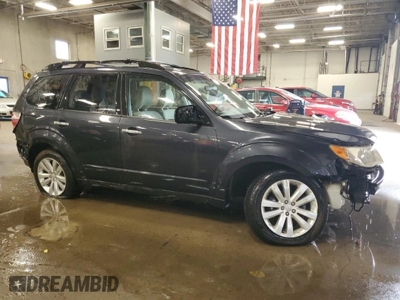 2013 Subaru Forester X Premium with VIN JF2SHADC7DH435537, listed as a Copart auction lot 60250665 with 130,685 mi miles and Salvage title. Bid and sale history available at DreamBid. Image 4.