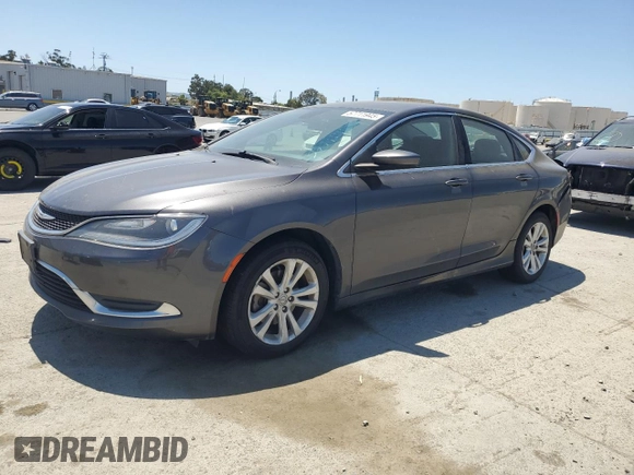 2015 Chrysler 200 Limited z VIN 1C3CCCAB0FN679743, wystawiony jako Copart lot #57711945 z przebiegiem 207 804 mil mil oraz Czysty tytuł • Clean title. Historia ofert i sprzedaży dostępna na DreamBid. Obrazek 1.