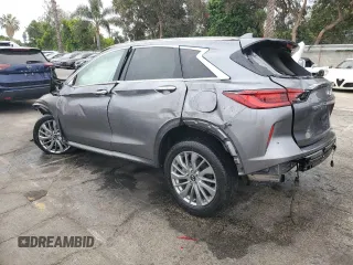 2024 Infiniti QX50 Luxe z VIN 3PCAJ5BA5RF105894, wystawiony jako Copart lot #62565715 z przebiegiem Nie podano mil oraz Nie do naprawy • Non repairable. Historia ofert i sprzedaży dostępna na DreamBid. Obrazek 2.