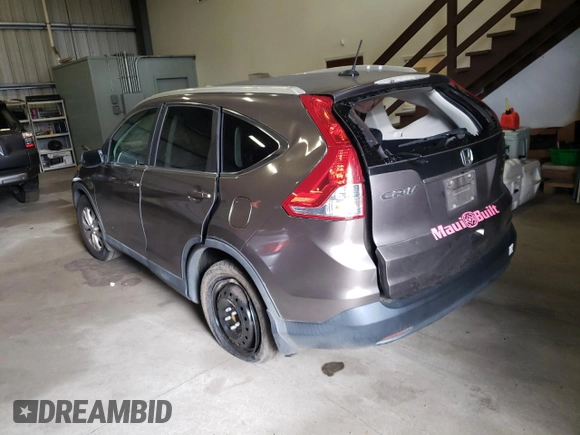 2013 Honda CR-V EX-L with VIN 5J6RM3H79DL019210, listed as a Copart auction lot 44719135 with 105,322 mi miles and Salvage Title. Bid and sale history available at DreamBid. Image 2.