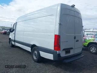 2023 Mercedes-Benz Sprinter Cargo Cargo with VIN W1Y40CHY2PT157028, listed as a IAAI auction lot 41709598 with 15,709 mi miles and . Bid and sale history available at carsss.com. Image 3.