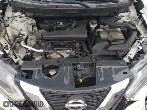 2017 Nissan Rogue SV with VIN KNMAT2MV1HP521146, listed as a Copart auction lot 57666445 with 123,010 mi miles and Salvage title. Bid and sale history available at DreamBid. Image 12.