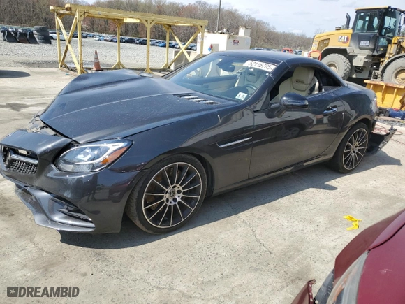 2020 Mercedes-Benz SLC with VIN WDDPK3JA1LF167573, listed as a Copart auction lot 52116765 with 0 mi miles and Salvage Title. Bid and sale history available at carsss.com. Image 1.