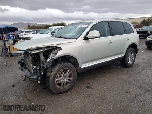 2008 Volkswagen Touareg V6 с VIN WVGBE77L78D067570, выставлен на аукционе Copart как лот 45532475 с пробегом Не указан миль и Списание • Salvage title. История ставок и продаж доступна на DreamBid. Изображение 1.