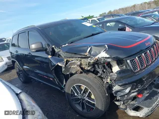 2019 Jeep Grand Cherokee Trailhawk with VIN 1C4RJFLT6KC641507, listed as a IAAI auction lot 41300106 with 87,802 mi miles. Bid and sale history available at carsss.com. Image 13.