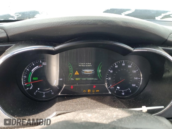 2013 Kia Optima Hybrid EX with VIN KNAGM4AD9D5039557, listed as a Copart auction lot 46344555 with 165,839 mi miles and Salvage Title. Bid and sale history available at carsss.com. Image 9.