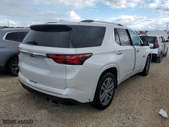 2023 Chevrolet Traverse High Country with VIN 1GNERNKW7PJ251376, listed as a Copart auction lot 78498254 with 0 mi miles and Non Repairable. Bid and sale history available at carsss.com. Image 3.