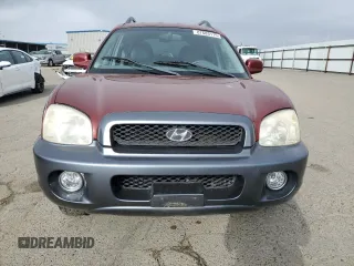 2002 Hyundai Santa Fe GLS with VIN KM8SC13D02U173092, listed as a Copart auction lot 87683115 with 96,950 mi miles and Salvage Title. Bid and sale history available at carsss.com. Image 5.