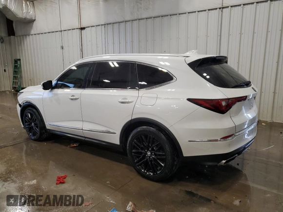 2022 Acura MDX Advance z VIN 5J8YE1H89NL040444, wystawiony jako Copart lot #53535545 z przebiegiem Nie podano mil oraz Szkoda całkowita • Salvage title. Historia ofert i sprzedaży dostępna na DreamBid. Obrazek 2.