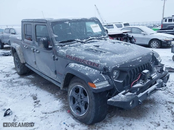 2020 Jeep Gladiator Rubicon with VIN 1C6JJTBG3LL146075, listed as a IAAI auction lot 41048823 with 130,318 mi miles. Bid and sale history available at carsss.com. Image 1.