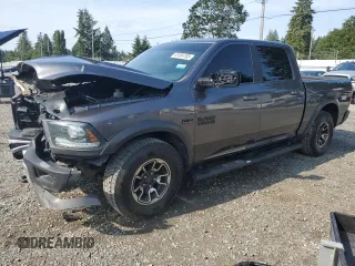 2017 Ram 1500 Rebel with VIN 1C6RR7YT9HS672005, listed as a Copart auction lot 61604785 with 158,772 mi miles and Clean title. Bid and sale history available at DreamBid. Image 1.