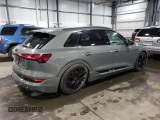 2022 Audi e-tron Chronos with VIN WA1VABGE3NB024606, listed as a Copart auction lot 52673093 with 9,129 mi miles. Bid and sale history available at carsss.com. Image 3.