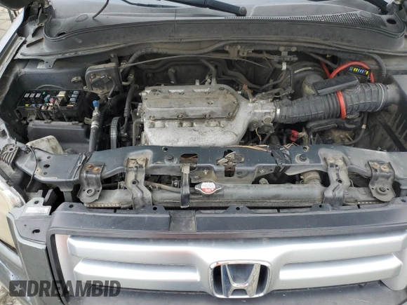 2005 Honda Pilot LX with VIN 2HKYF18155H525957, listed as a Copart auction lot 43411845 with Not provided miles and Salvage title. Bid and sale history available at DreamBid. Image 11.