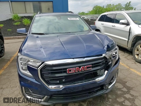 2023 GMC Terrain SLE with VIN 3GKALTEG7PL128059, listed as a Copart auction lot 58479105 with 21,190 mi miles and Non repairable. Bid and sale history available at DreamBid. Image 14.