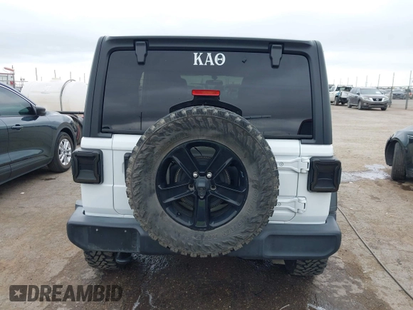 2021 Jeep Wrangler Unlimited Sport S with VIN 1C4HJXDG8MW509322, listed as a IAAI auction lot 42110123 with 39,955 mi miles and . Bid and sale history available at DreamBid. Image 17.
