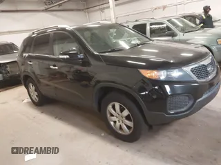2013 Kia Sorento LX with VIN 5XYKT4A29DG403255, listed as a IAAI auction lot 42282709 with 173,285 mi miles and . Bid and sale history available at DreamBid. Image 1.