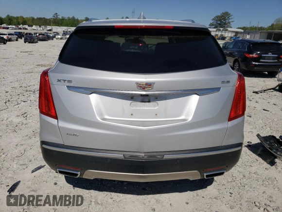 2017 Cadillac XT5 Platinum AWD with VIN 1GYKNFRS6HZ252130, listed as a Copart auction lot 52923025 with 58,046 mi miles and Salvage Title. Bid and sale history available at carsss.com. Image 6.