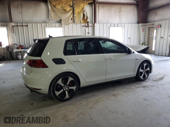 2017 Volkswagen Golf GTI S with VIN 3VW447AU9HM060820, listed as a Copart auction lot 45034363 with 66,560 mi miles. Bid and sale history available at carsss.com. Image 3.