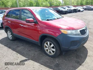 2011 Kia Sorento LX with VIN 5XYKT3A19BG021998, listed as a IAAI auction lot 42196175 with 188,420 mi miles and . Bid and sale history available at DreamBid. Image 1.