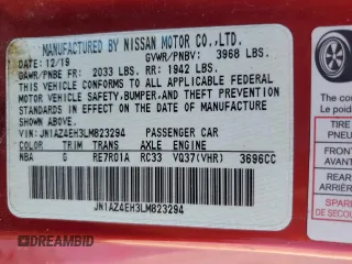 2020 Nissan 370Z Sport с VIN JN1AZ4EH3LM823294, выставлен на аукционе Copart как лот 72507594 с пробегом 17 732 миль миль и Чистый • Clean title. История ставок и продаж доступна на DreamBid. Изображение 12.