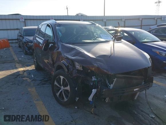2018 Kia Sorento EX with VIN 5XYPH4A52JG364120, listed as a IAAI auction lot 41124189 with Not Provided miles and . Bid and sale history available at DreamBid. Image 1.