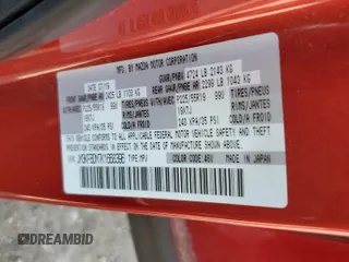 2019 Mazda CX-5 Grand Touring with VIN JM3KFBDM7K1668396, listed as a Copart auction lot 59732785 with 23,855 mi miles and Salvage title. Bid and sale history available at DreamBid. Image 13.