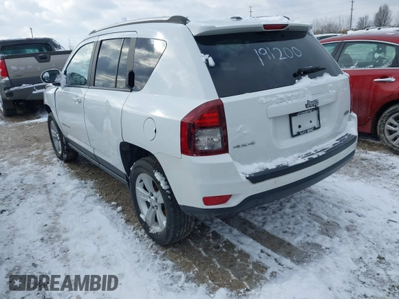 2017 Jeep Compass High Altitude with VIN 1C4NJDEB5HD191200, listed as a IAAI auction lot 41249056 with 101,559 mi miles. Bid and sale history available at carsss.com. Image 3.
