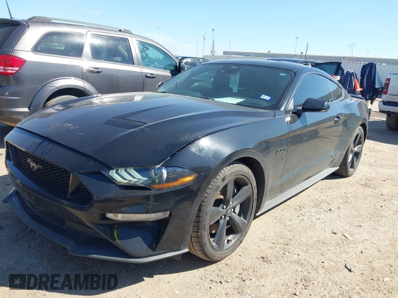 2021 Ford Mustang GT with VIN 1FA6P8CF5M5133016, listed as a IAAI auction lot 41637005 with 90,509 mi miles. Bid and sale history available at carsss.com. Image 17.