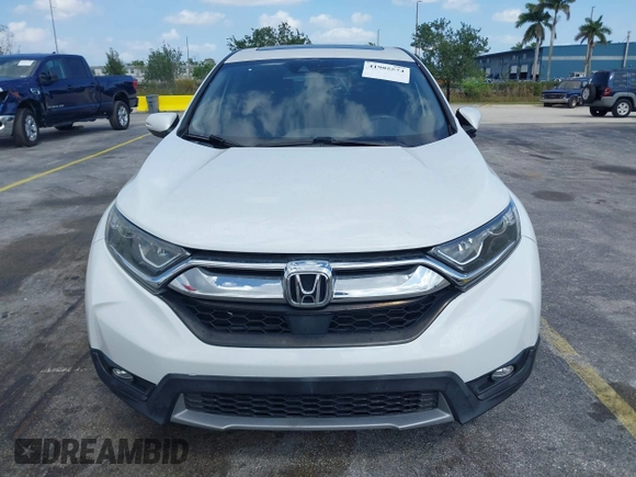 2019 Honda CR-V EX with VIN 5J6RW1H51KA007719, listed as a IAAI auction lot 41985574 with 58,696 mi miles. Bid and sale history available at carsss.com. Image 12.