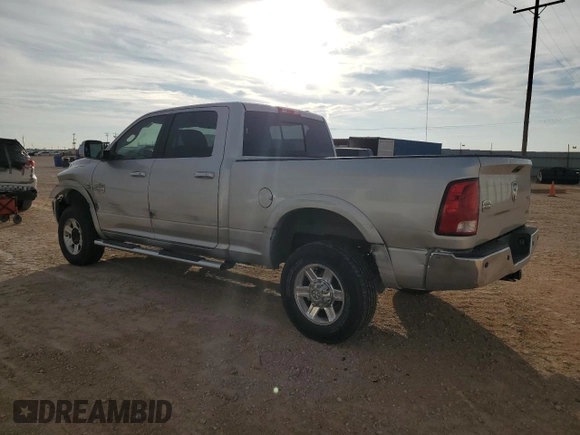 2012 Ram 2500 Laramie Longhorn with VIN 3C6UD5GL0CG225867, listed as a Copart auction lot 80437904 with 217,708 mi miles and Salvage Title. Bid and sale history available at carsss.com. Image 2.