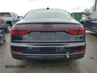 2021 Audi A8 with VIN WAU8EAF86MN031072, listed as a Copart auction lot 84082664 with 7,411 mi miles and Clean Title. Bid and sale history available at carsss.com. Image 7.
