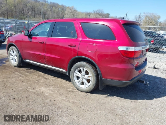 2013 Dodge Durango SXT z VIN 1C4RDJAGXDC674481, wystawiony jako IAAI lot #41994968 z przebiegiem 157 502 mil mil oraz . Historia ofert i sprzedaży dostępna na DreamBid. Obrazek 3.