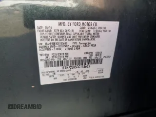 2016 Ford Taurus SEL with VIN 1FAHP2E85GG153683, listed as a Copart auction lot 46168965 with 72,769 mi miles and Salvage Title. Bid and sale history available at DreamBid. Image 14.