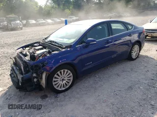 2015 Ford Fusion SE Hybrid z VIN 3FA6P0LU3FR254398, wystawiony jako Copart lot #59849555 z przebiegiem 65 900 mil mil oraz Szkoda całkowita • Salvage title. Historia ofert i sprzedaży dostępna na DreamBid. Obrazek 1.
