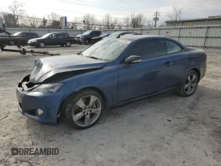 2010 Lexus IS with VIN JTHFE2C2XA2503785, listed as a Copart auction lot 47293885 with Not Provided miles and Salvage Title. Bid and sale history available at carsss.com. Image 1.