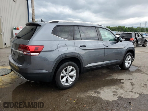 2019 Volkswagen Atlas SE with VIN 1V2DR2CA2KC537413, listed as a Copart auction lot 55360555 with 81,797 mi miles and Salvage title. Bid and sale history available at DreamBid. Image 3.