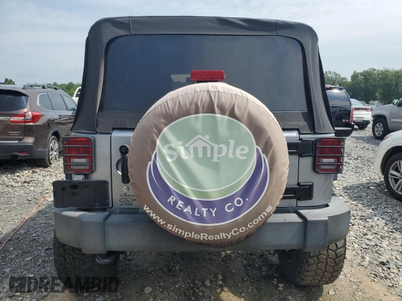 2018 Jeep Wrangler JK Unlimited Sport S with VIN 1C4HJWDG8JL925782, listed as a Copart auction lot 65468664 with 68,075 mi miles and Salvage Title. Bid and sale history available at carsss.com. Image 6.
