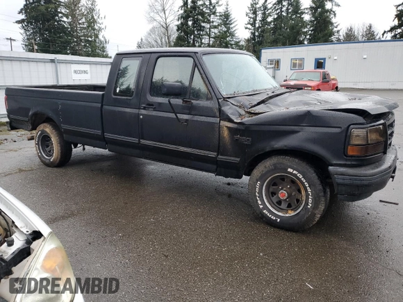 1992 Ford F-150 with VIN 1FTEX14N2NKB29155, listed as a Copart auction lot 84871474 with 104,765 mi miles and Salvage Title. Bid and sale history available at carsss.com. Image 4.