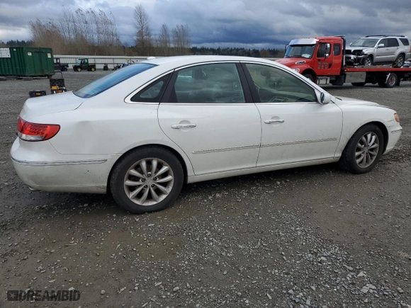 2007 Hyundai Azera SE with VIN KMHFC46F67A209716, listed as a Copart auction lot 79777864 with 152,692 mi miles and Salvage Title. Bid and sale history available at carsss.com. Image 3.