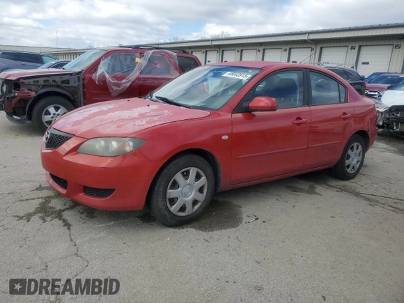 2006 Mazda 3 i with VIN JM1BK12F261417102, listed as a Copart auction lot 48043915 with 201,028 mi miles and Salvage Title. Bid and sale history available at carsss.com. Image 1.