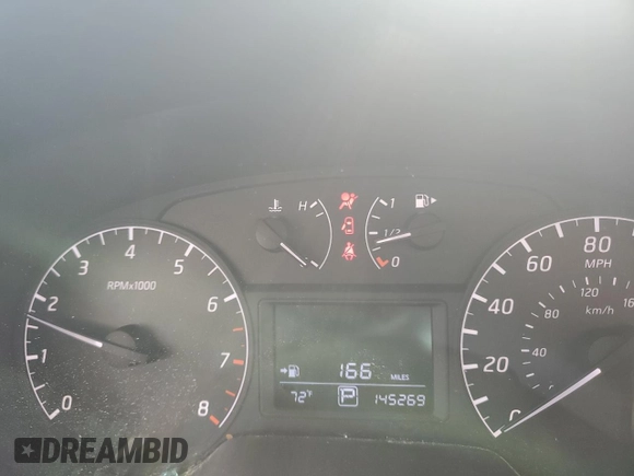 2014 Nissan Sentra S with VIN 3N1AB7AP2EL682217, listed as a Copart auction lot 49797155 with 145,269 mi miles and Salvage Title. Bid and sale history available at DreamBid. Image 9.