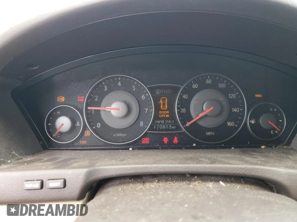 2008 Kia Amanti z VIN KNALD125985166304, wystawiony jako Copart lot #72928844 z przebiegiem 170 613 mil mil oraz Szkody całkowita. Historia ofert i sprzedaży dostępna na DreamBid. Obrazek 9.
