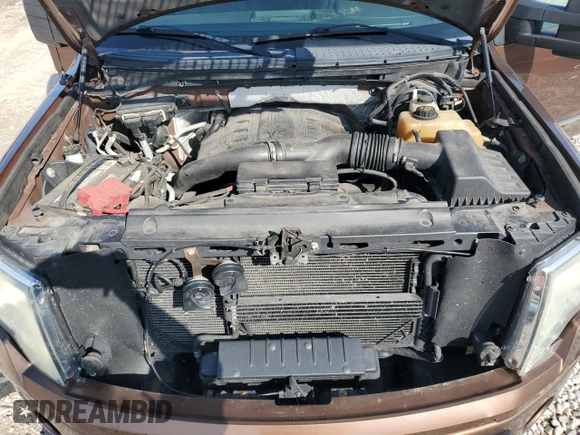 2011 Ford F-150 XLT with VIN 1FTFW1ET3BFB22224, listed as a Copart auction lot 51444185 with 186,968 mi miles and Salvage Title. Bid and sale history available at carsss.com. Image 12.